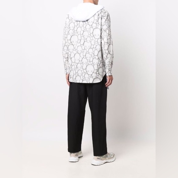 Comme Des Garçon x KAWS Zip Up Hoodie Shirt NWT - Picture 9 of 10